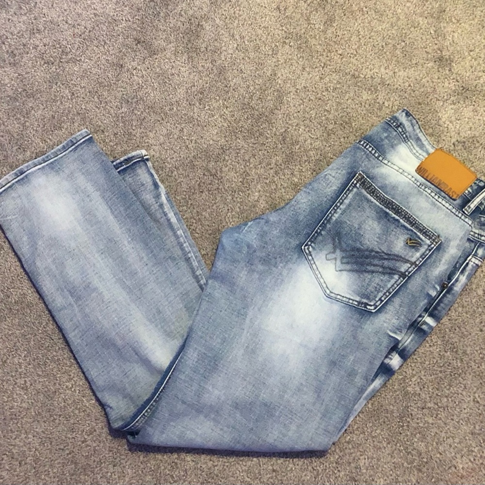 William Rast Light Blue Straight Jeans